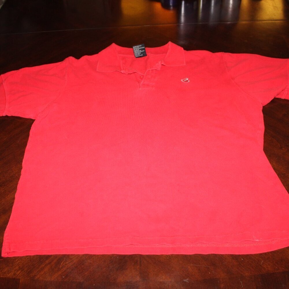 Southpole 2XL Red Cotton Polo Shirt Classic Streetwear Retro Y2K